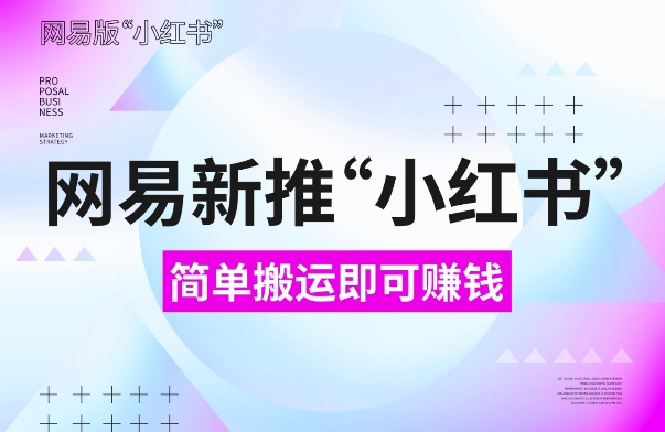 网易官方新推“小红书”，搬运即有收益，新手小白千万别错过(附详细教程)【揭秘】-观智斋电商课程站