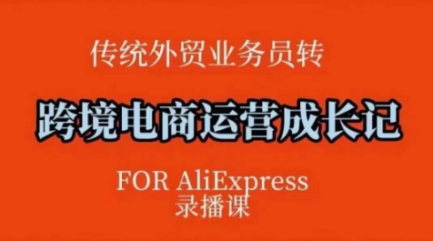 跨境电商速卖通运营课，​运营方法论+后台实操，逻辑清晰-观智斋电商课程站