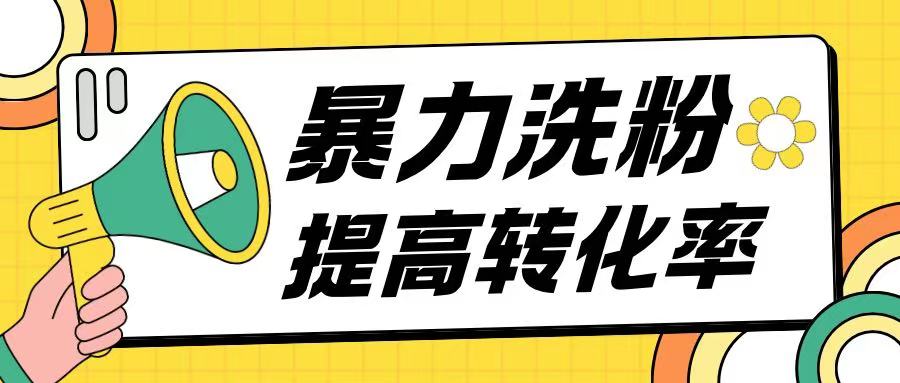 暴力养粉玩法15天轻松洗白创业粉高转化玩法-观智斋电商课程站