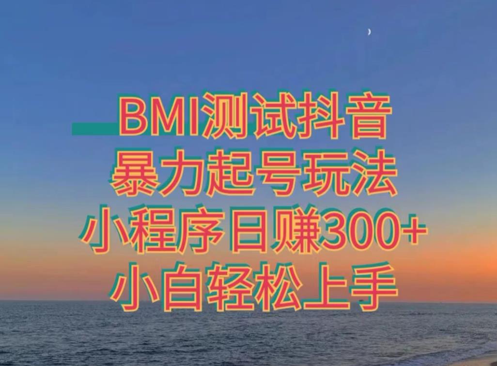 神图抖音小程序项目4.0版引流，日入300+暴力玩法小白轻松上手-观智斋电商课程站