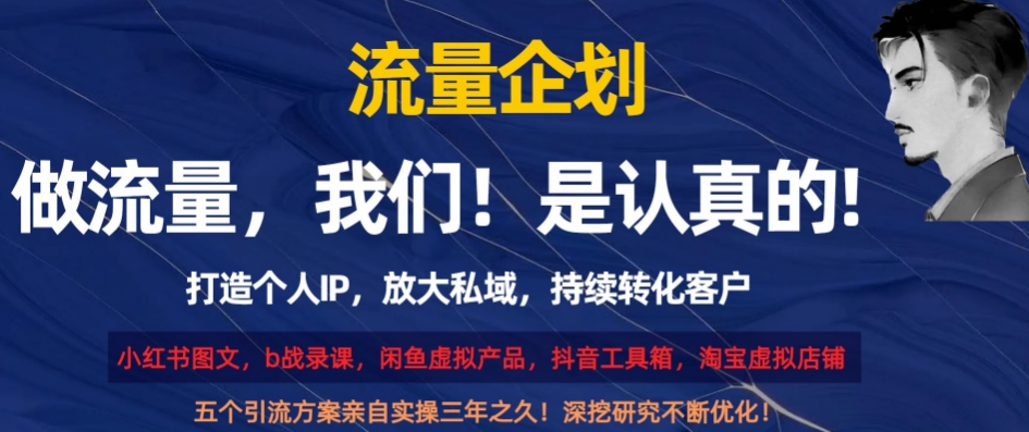 流量企划，打造个人IP，放大私域，持续转化客户【揭秘】-观智斋电商课程站