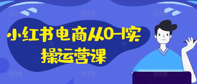 小红书电商从0-1实操运营课，小红书手机实操小红书/IP和私域课/小红书电商电脑实操板块等-观智斋电商课程站