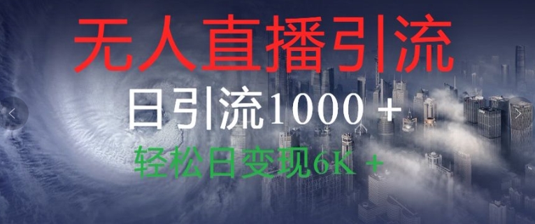 抖音快手视频号全平台无人直播引流1000+精准创业粉玩法拆解-观智斋电商课程站