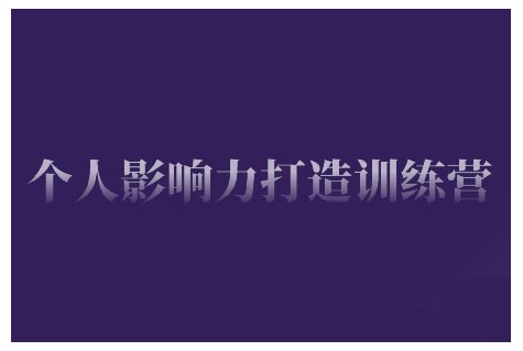 个人影响力打造训练营，掌握公域引流、私域运营、产品定位等核心技能，实现从0到1的个人IP蜕变-观智斋电商课程站