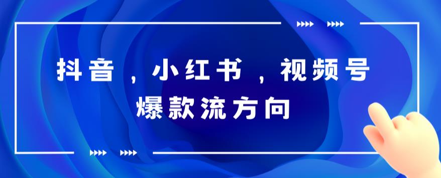 抖音，小红书，视频号爆款流视频制作，简单制作掌握流量密码-观智斋电商课程站