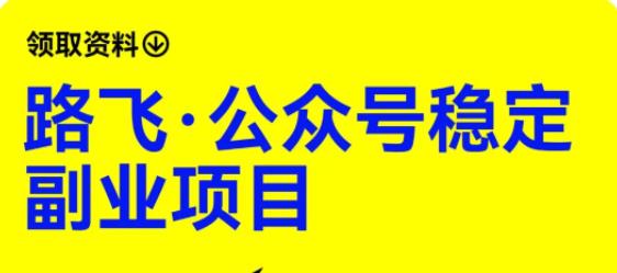 路飞·公众号稳定副业项目，你只要无脑去推广，粉丝和收入，自然就来了-观智斋电商课程站