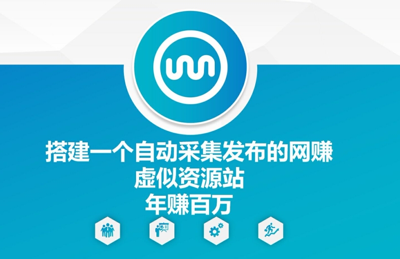 搭建一个自动采集发布的网创虚似资源站年赚百W【揭秘】-观智斋电商课程站