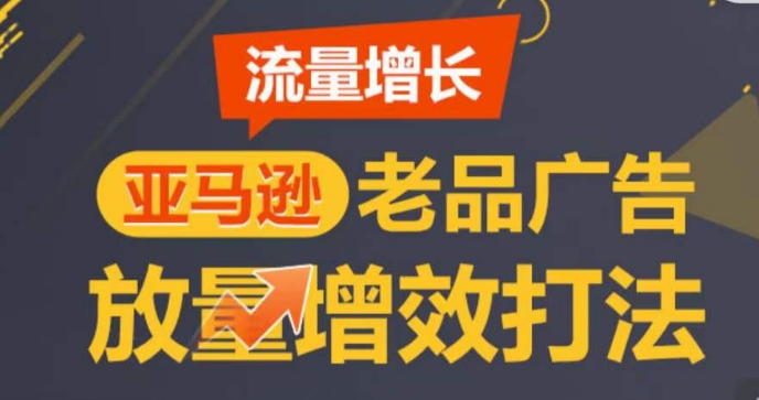 亚马逊流量增长-老品广告放量增效打法，循序渐进，打造更多TOP listing​-观智斋电商课程站