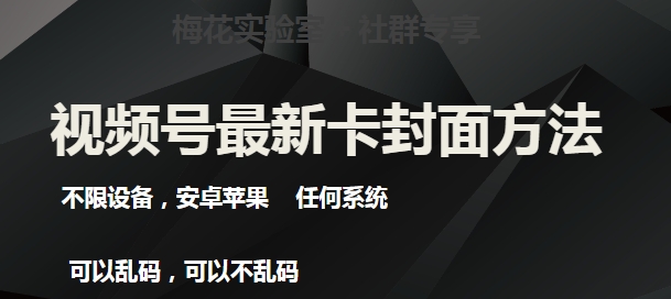 梅花实验室社群最新卡封面玩法3.0，不限设备，安卓苹果任何系统-观智斋电商课程站
