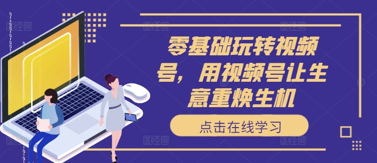 零基础玩转视频号，用视频号让生意重焕生机-观智斋电商课程站