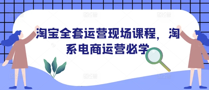 淘宝全套运营现场课程，淘系电商运营必学-观智斋电商课程站