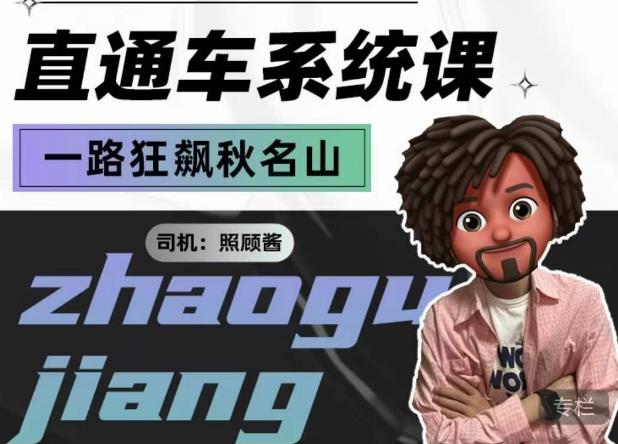 照顾酱·直通车系统课，从0到1搭建你的付费推广思维，讲基础，讲思路，讲方法，也讲实操-观智斋电商课程站