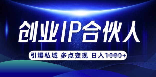 云帆·创业ip合伙人打造3.0，从0到1教你做网创，实现月入过W-观智斋电商课程站
