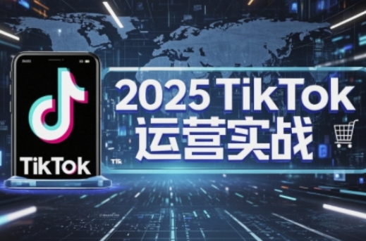 2025TikTok电商运营，掌握TikTok店铺运营核心技巧，实现低成本高转化-观智斋电商课程站
