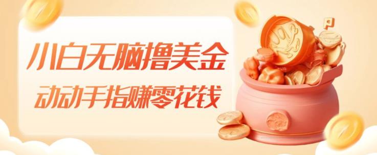 小白无脑撸美金，动动手指赚零花钱，轻松上手-观智斋电商课程站