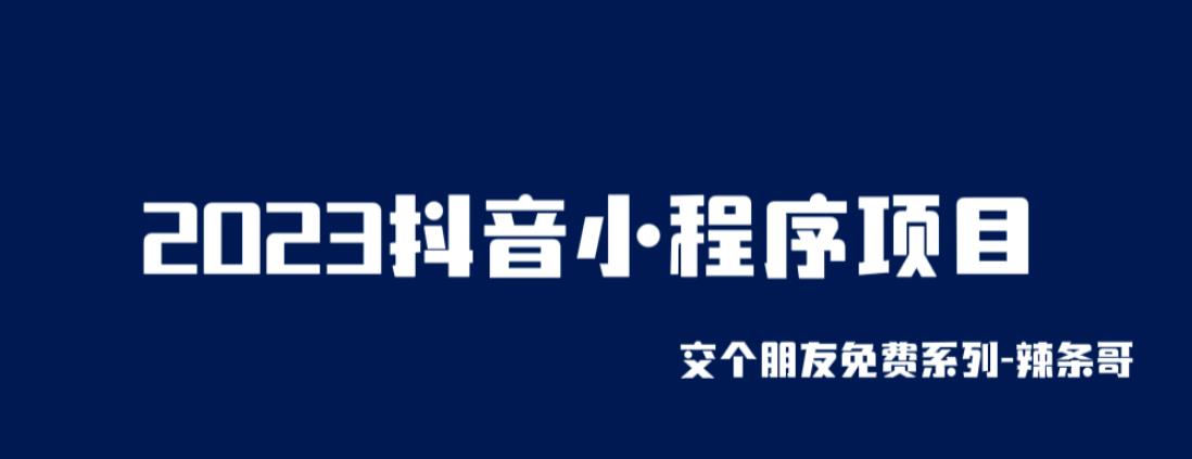 2023抖音小程序项目，变现逻辑非常很简单，当天变现，次日提现【揭秘】-观智斋电商课程站