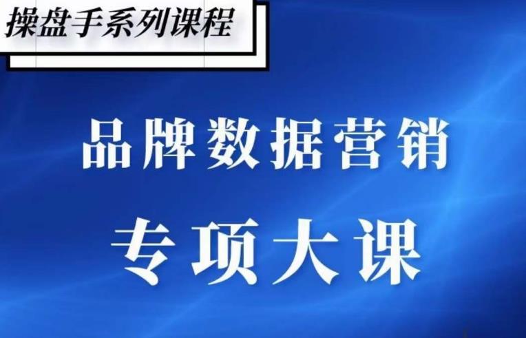 品牌医生·品牌营销数据分析，行业洞察-竞品分析-产品开发-爆品打造-观智斋电商课程站
