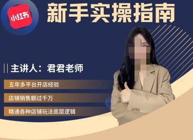 君君-小红书电商从入门到精通，新手实操指南-观智斋电商课程站