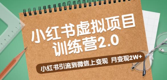 黄岛主《小红书虚拟项目训练营2.0》小红书引流到微信上变现，月变现2W+-观智斋电商课程站