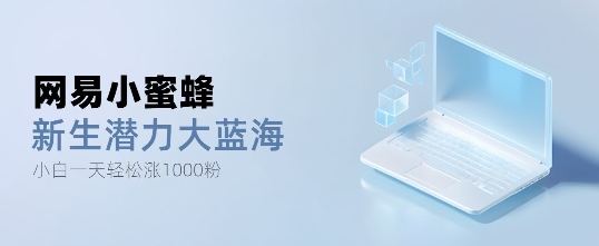 网易小蜜蜂，最新大蓝海项目，单日轻松日涨千粉-观智斋电商课程站