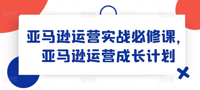 亚马逊运营实战必修课，亚马逊运营成长计划-观智斋电商课程站