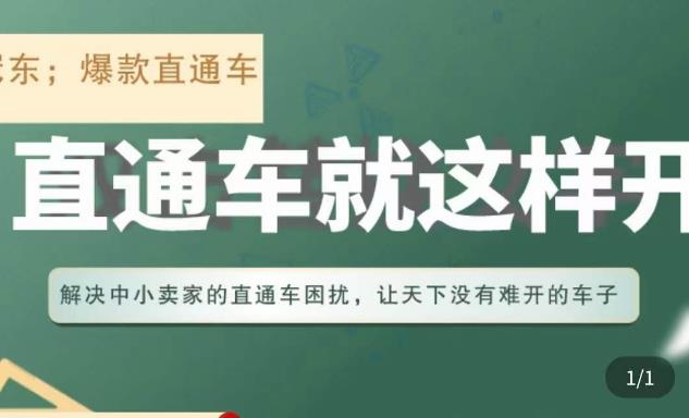 冠东·淘系直通车保姆级教程，全面讲解直通车就那么简单-观智斋电商课程站