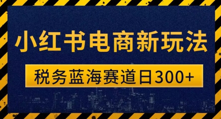 税务师小红书电商新玩法，知识撸金稳定300+-观智斋电商课程站