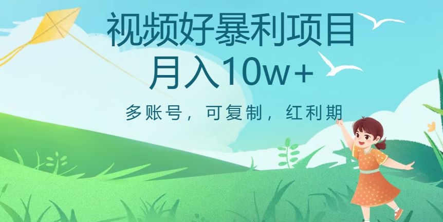 外边收费699项目，视频号暴利项目，多账号可复制，红利期-观智斋电商课程站