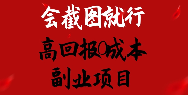 会截图就行，高回报0成本副业项目，卖离婚模板一天1.5k+【揭秘】-观智斋电商课程站
