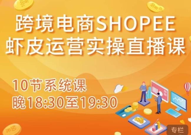 跨境电商Shopee虾皮运营实操直播课，从零开始学，入门到精通（10节系统课）-观智斋电商课程站