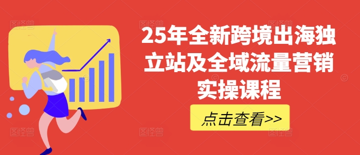25年全新跨境出海独立站及全域流量营销实操课程，跨境电商独立站TIKTOK全域营销普货特货玩法大全-观智斋电商课程站
