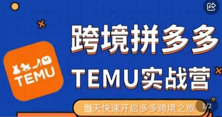 大鹏出海·拼多多跨境temu运营指导，开店注册+选品+核价上架，日出千单实战课-观智斋电商课程站