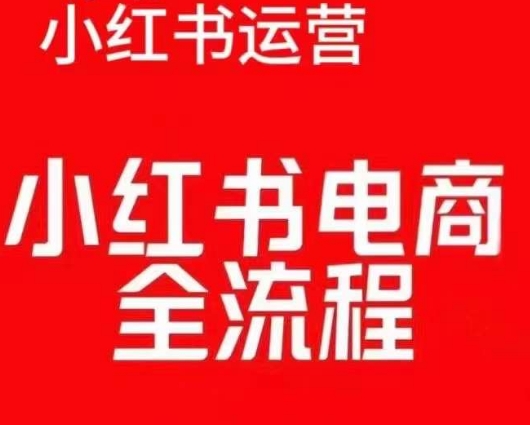 红薯电商实操课，小红书电商全流程-观智斋电商课程站