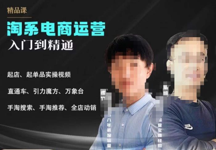 2023手淘搜索实操课+体系化课程，​起店起单品实操视频课程-观智斋电商课程站