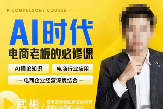 玺承·AI时代，电商老板的必修课，理论+实操+工具，驱动电商销售转化-观智斋电商课程站