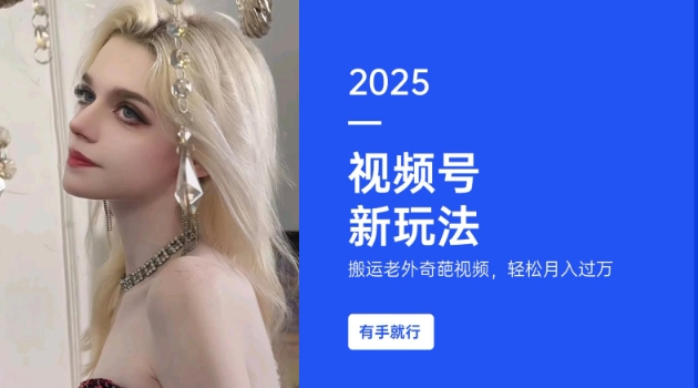 搬运老外奇葩视频，撸视频号分成计划收益，每天只需一小时，新手小白轻松月入过W-观智斋电商课程站