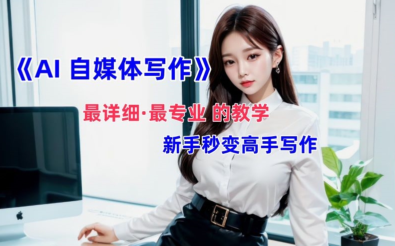 AI自媒体文章创作全网最详细教程，新手秒变写作高手，多方位发展-观智斋电商课程站