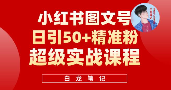 小红书图文号日引50+精准流量，超级实战的小红书引流课，非常适合新手【揭秘】-观智斋电商课程站