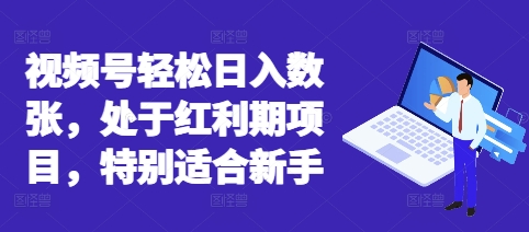 视频号轻松日入数张，处于红利期项目，特别适合新手-观智斋电商课程站