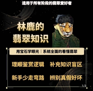 林鹿的翡翠知识，​用宝石眼光，系统全面的看懂翡翠-观智斋电商课程站