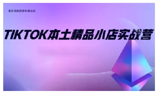 TikTok本土精品小店出海实战营，从入门到高阶，不止0-1!-观智斋电商课程站