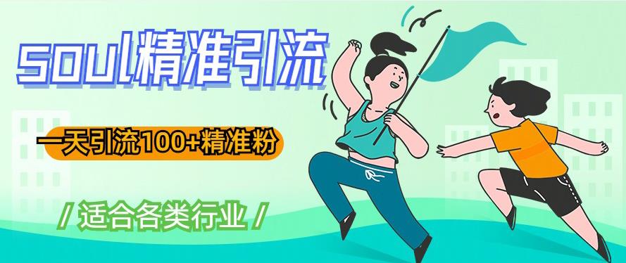 soul精准引流系列课程，一天引流100+精准粉，适合各类行业-观智斋电商课程站