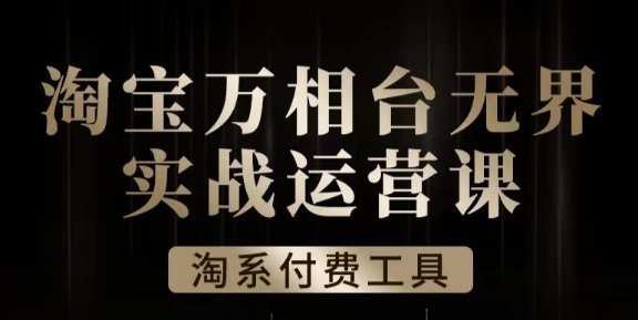 沧海·淘系万相台无界实战运营课，万相台无界实操全案例解析-观智斋电商课程站