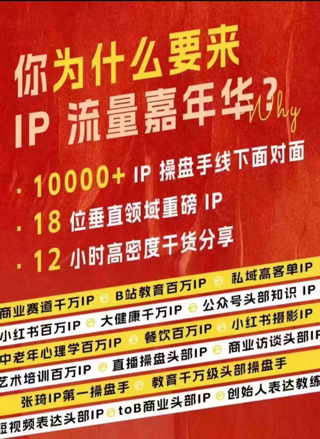 群响IP流量嘉年华，​现场视频+IP江湖2024典藏版PPT-观智斋电商课程站