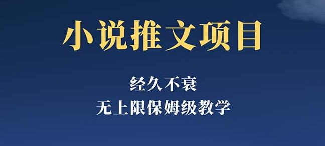 经久不衰的小说推文项目，单号月5-8k，保姆级教程，纯小白都能操作-观智斋电商课程站