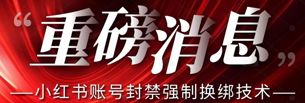 【最新】小红书账号封禁强制换绑技术可日赚300-观智斋电商课程站