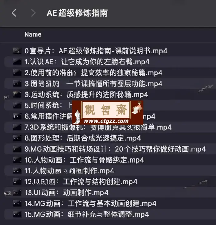 AE超级修炼指南-观智斋电商课程站