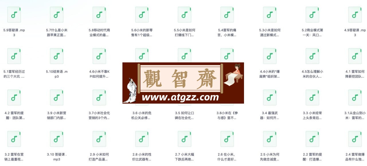 小米商战课：揭秘雷军核心打法-观智斋电商课程站