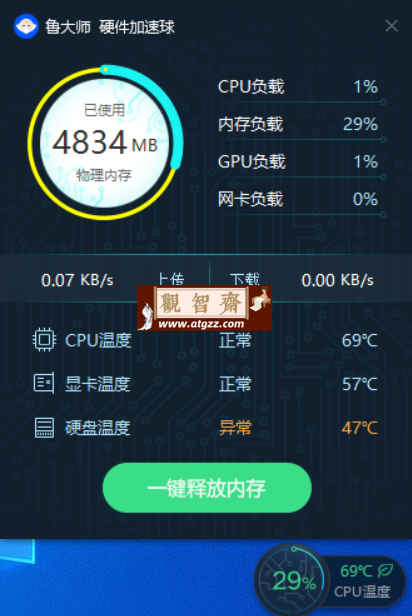 鲁大师硬件加速球v6.1024 绿色便携版-观智斋电商课程站