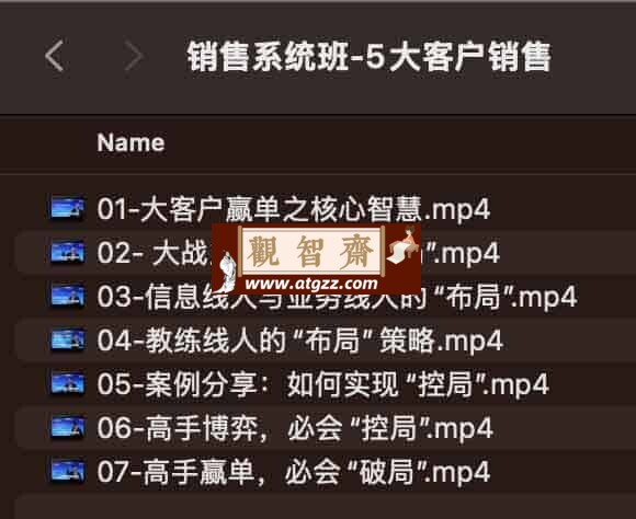 销售系统班5大客户销售-观智斋电商课程站